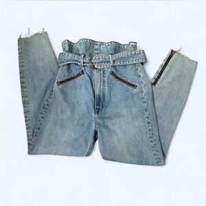 Grlfrnd Mia Paper Bag Waist Skinny Jeans Women’s Size 27